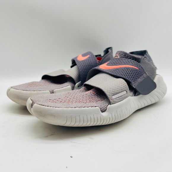 Nike Free RN Womens 8.5 Gray Motion Flyknit Running Shoes Athletic Sneakers - Picture 3 of 11